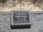 AARON Sara 1952-2003