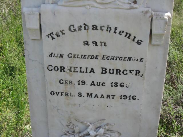 BURGER Cornelia 1865-1916