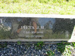 EMSLIE Pieta J.M. 1918-2001