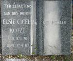 KOTZE Elsie Cicelia nee PIENAAR 1876-1963