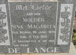 LANGE Sina Magarita, de nee MEIRING 1874-1958
