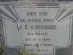 RENSBURG J.C., van nee MULLER 1885-1949