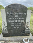 NECKER Maggie, de 1879-1966