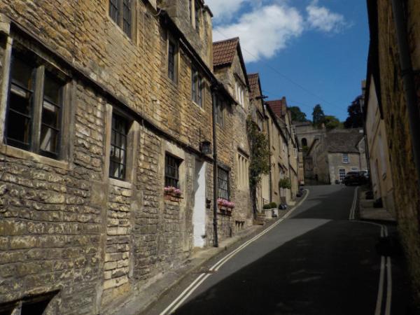 Bradford on Avon, The Shambles from Coppice Hill