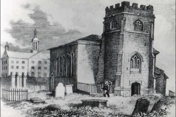 Burslem, St.John the Baptist c 1840