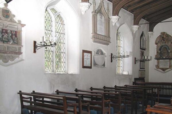 West Twyford, St.Mary's Old Church (Interior)
