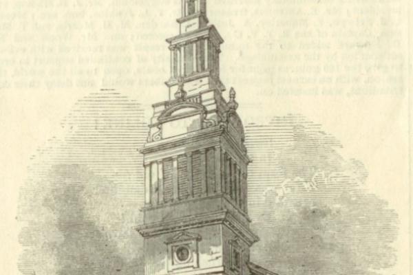 Christ Church, Newgate Street 1845