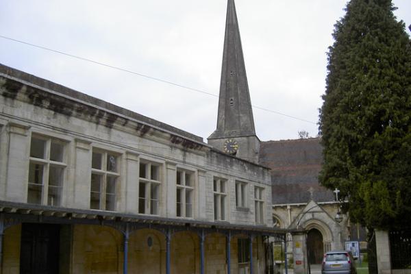 Stroud, The Shambles and St.Laurence Church