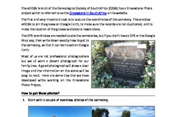 Taking photographs of gravestones Version 2