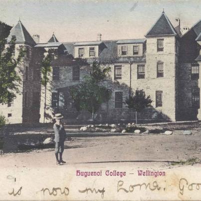 Huguenot College Wellington, postal cancellation 1908