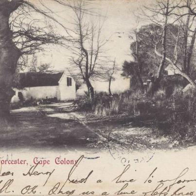 Hartebeest Rivier, Worcester, Cape Colony, postal cancellation 1904