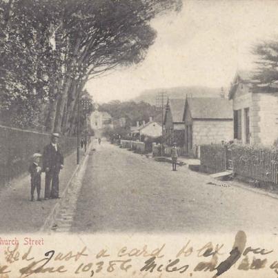 Church Street, Wynberg Cape Colony, postal cancellation 1904