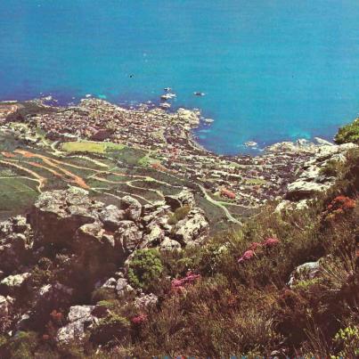 Camps Bay vanaf Tafelberg