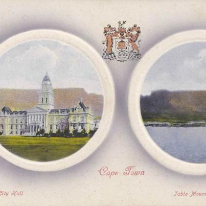 City Hall and Table Mountain, Cape Town
