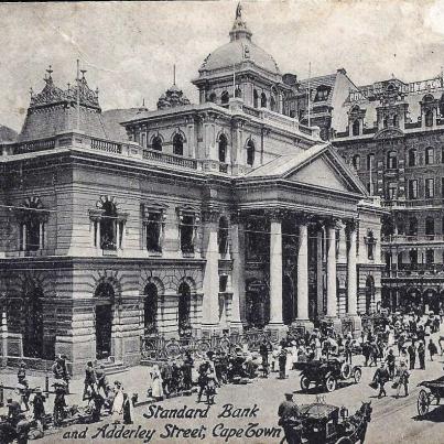 Standard Bank and Adderley street, Cape Town