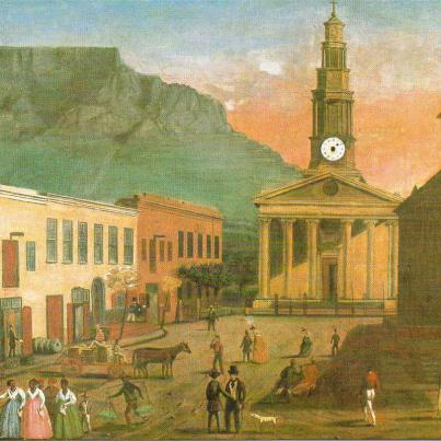 Kaapstad, St George-katedraal c 1845