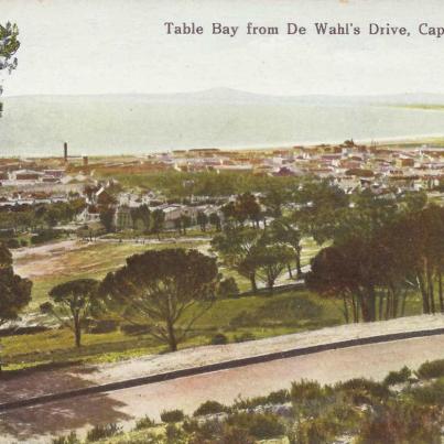 Table Bay from De Wahl's Drive, Cape Town