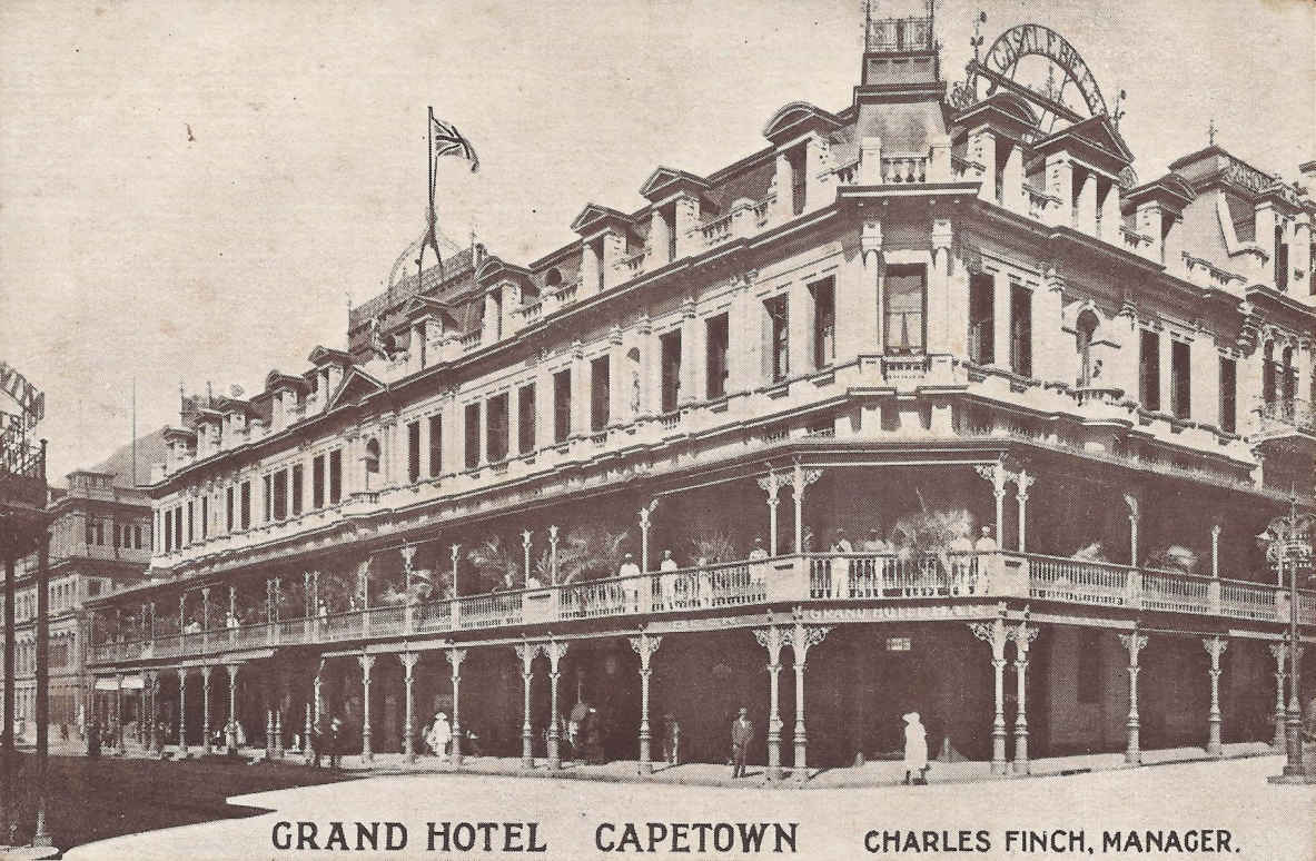 Grand Hotel Cape Town, manager Charles Finch