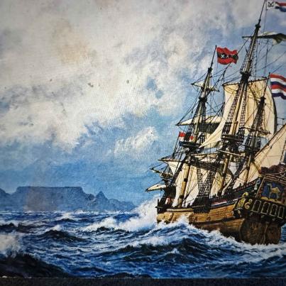 Drommedaris, arrival at Cape of Good Hope