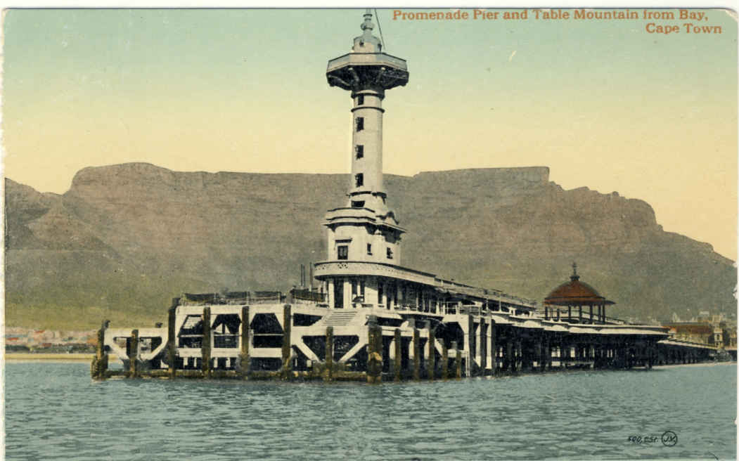 CAPE TOWN Promenade Pier &amp; Table Mountain from Bay