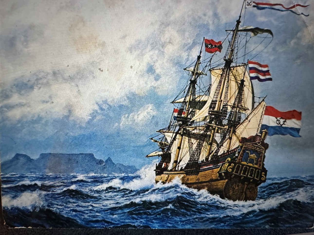 Drommedaris, arrival at Cape of Good Hope