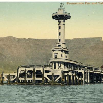 CAPE TOWN Promenade Pier &amp; Table Mountain from Bay