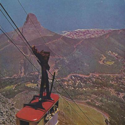 Cable car Table Mountain 1972
