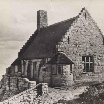 Table Mountain Tea Room, postal cancellation 1956