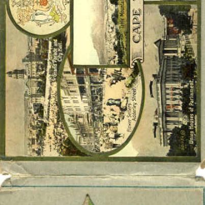 Collage with Silver Leaf painting