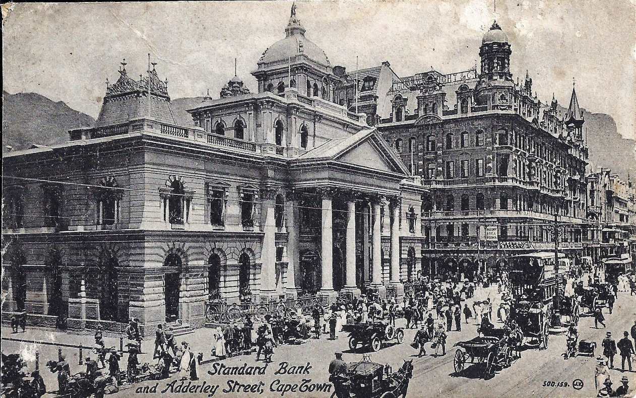 Standard Bank and Adderley street, Cape Town