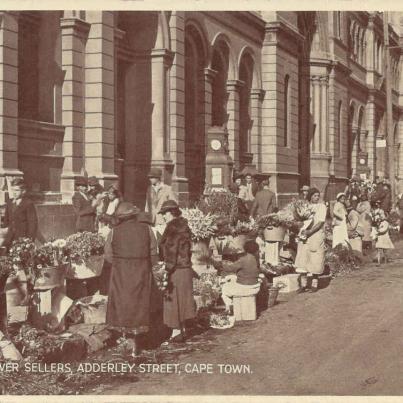Flower Sellers Adderley Str CapeTown