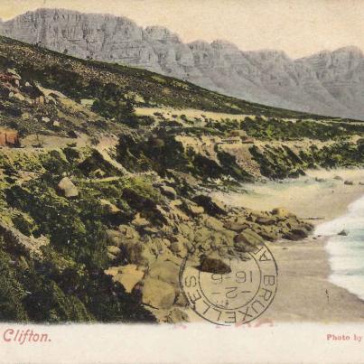 Clifton, postal cancellation 1907