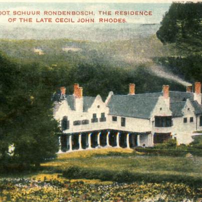 CAPE TOWN, Rondebosch,Groote Schuur Residence of the Late Cecil John Rhodes