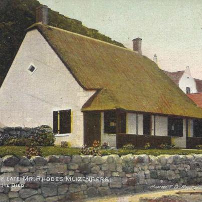 Cottage of late Mr Rhodes, Muizenberg, in which he died