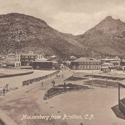 Muizenberg from Pavillion, Cape Province