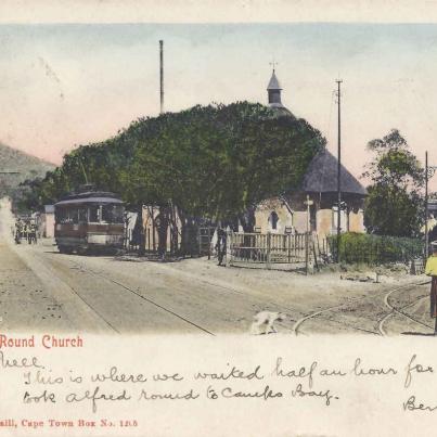 The Round Church, Sea Point, postal cancellation 1904