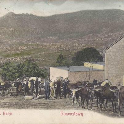 Naval Range, Simonstown, postal cancellation 1904