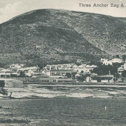 Three Anchor Bay and Signal Hill, Cape Colony, postal cancellation 1912