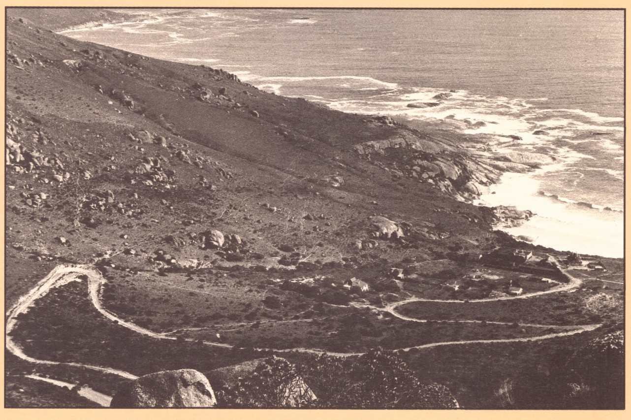 Old road to Klein Kommetjiebaai, before name change to Llundudno
