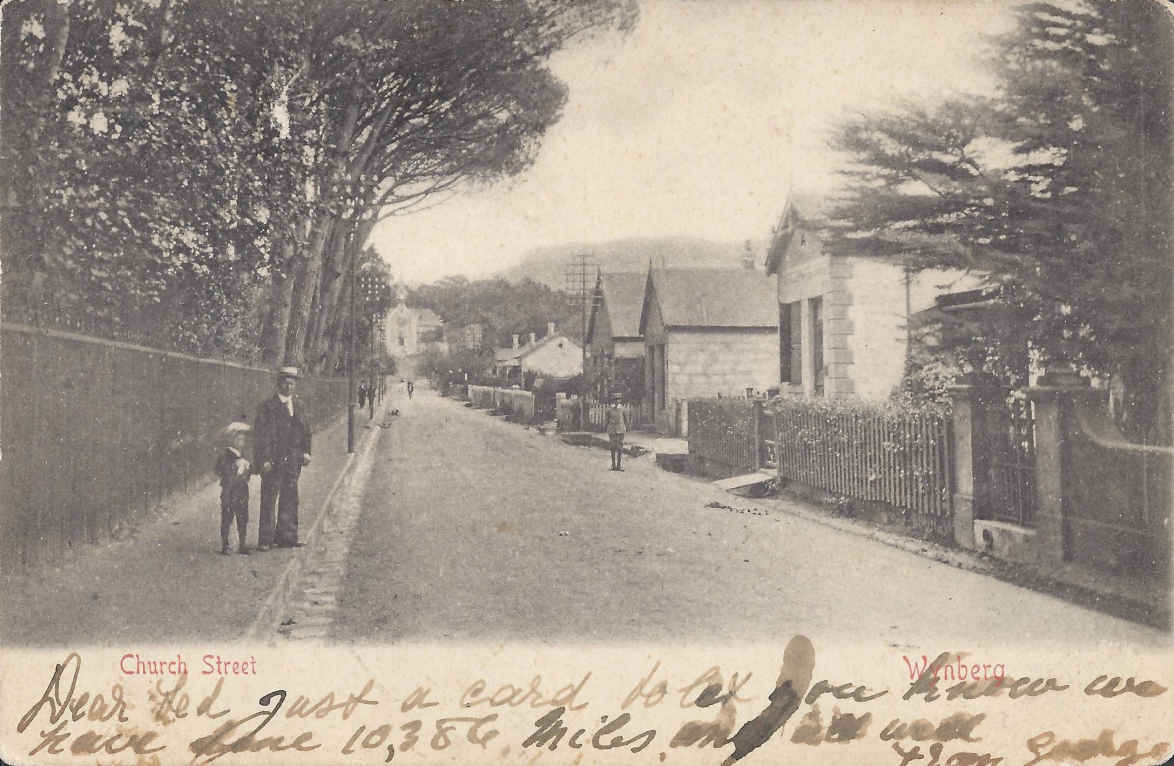 Church Street, Wynberg Cape Colony, postal cancellation 1904