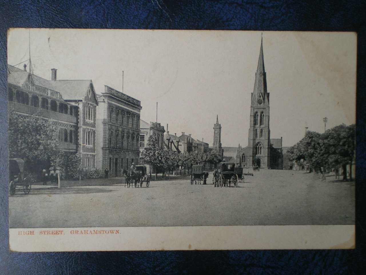 High Street, Grahamstown, Cape, South Africa 1908