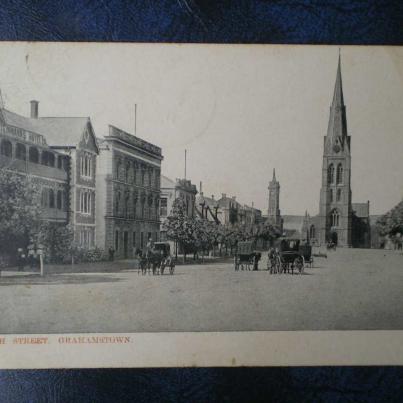 High Street, Grahamstown, Cape, South Africa 1908