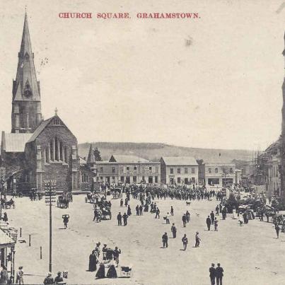 Grahamstown Church Square postal cancellation 1901