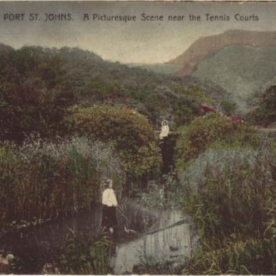 Port St Johns - A picturesque scene near the tennis courts