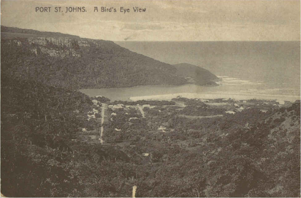 Port St Johns - Birds-eye of the town