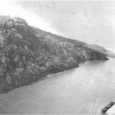 Port St Johns - River from Mt Thesiger c1900