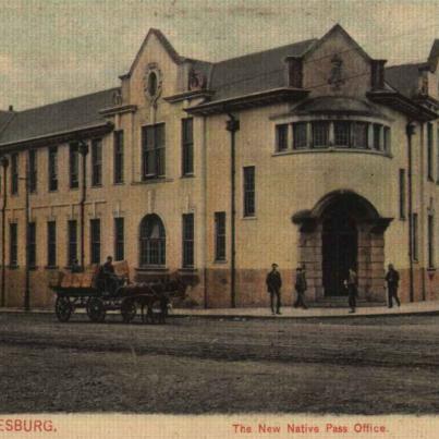 Johannesburg, new native pass office