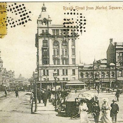 JOHANNESBURG Rissik Street from Market Square