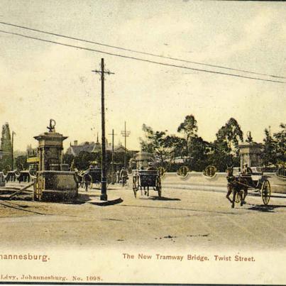 JOHANNESBURG Twist Street The New Tramway Bridge