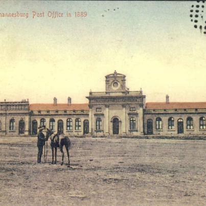 Post Office in 1889, Johannesburg